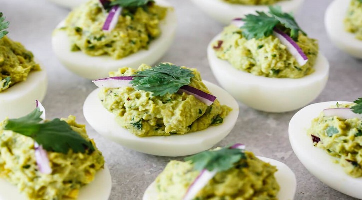 Avocado Deviled Eggs