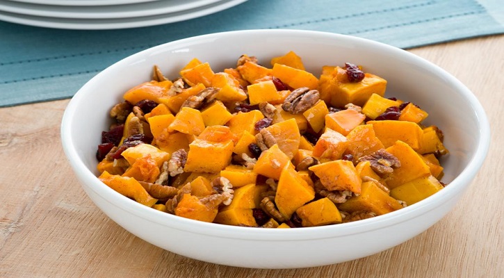 Squash w/Pecans and Cranberries