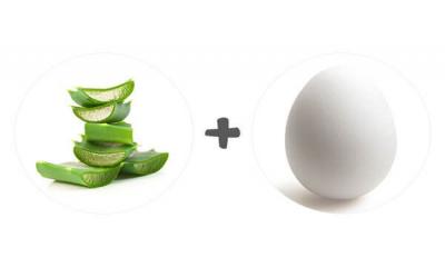 Egg, Aloe-Vera and Olive Oil Mask For Hair Growth