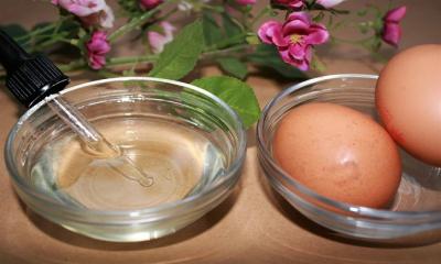 Egg and Castor Oil Mask for Hair Growth