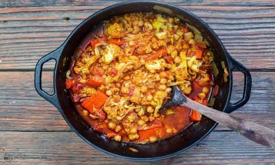 Chickpea & Cauliflower Tomato Stew