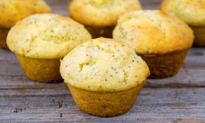 Vegan Lemon Poppy Seed Muffins