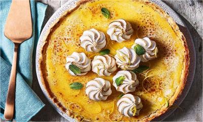 Lemon Meringue Brûlée Tart Recipe