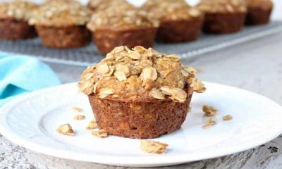 Banana Oatmeal Muffins