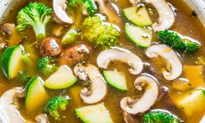 30-Minute Mushroom Vegetable Soup