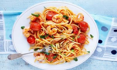 Prawn Linguine with ’nduja