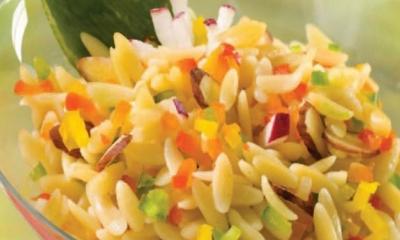 Rainbow Orzo Salad