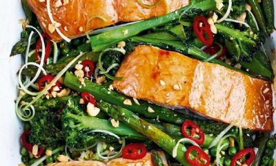 Salmon Traybake