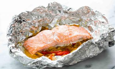 Baked Salmon in Foil