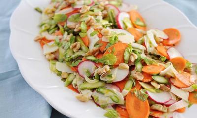 Shaved Carrot and Radish Salad