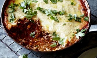 Light Shepards Pie with Cauliflower Mash