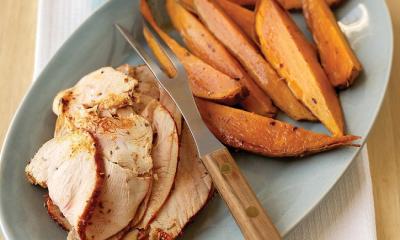 Slow-Cooker Spice-Rubbed Turkey Breast with Crunchy Potatoes
