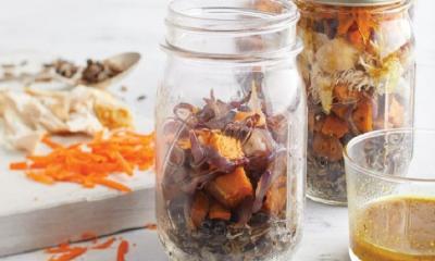 Cinnamon-Roasted Sweet Potato Salad With Wild Rice Recipe