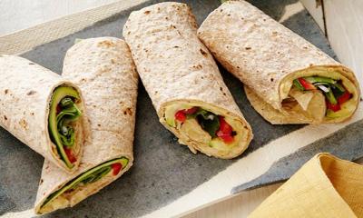 Veggie Hummus Wrap