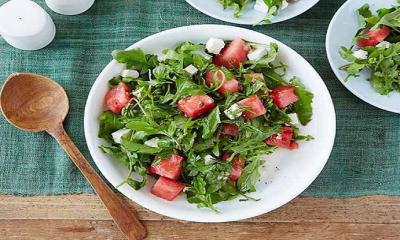 Arugula, Watermelon and Feta Salad