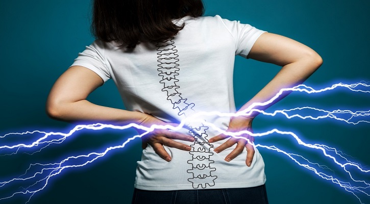 What is causing for back pain?
