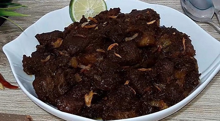 গরুর মাংসের ঝাল ফ্রাই গরুর মাংসের ঝাল ফ্রাই