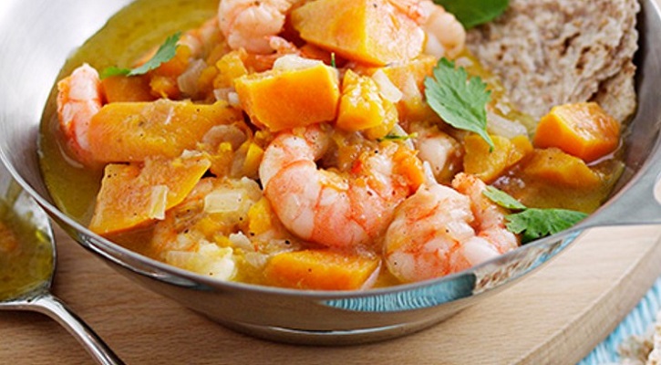 Jamaican Prawn and Sweet Potato Curry