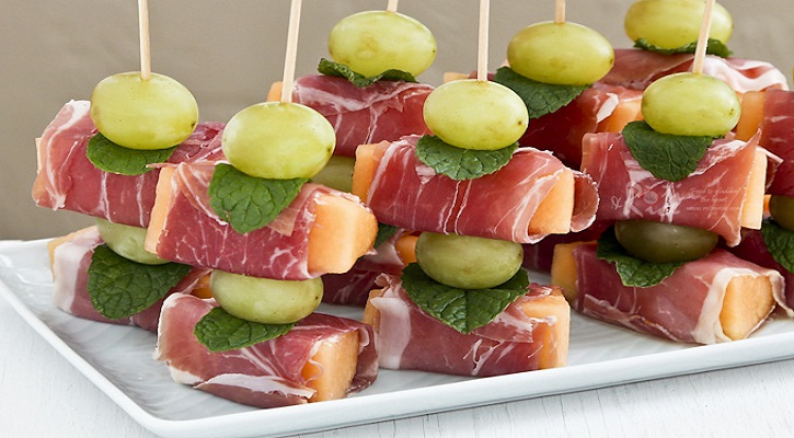 Prosciutto Wrapped Melon