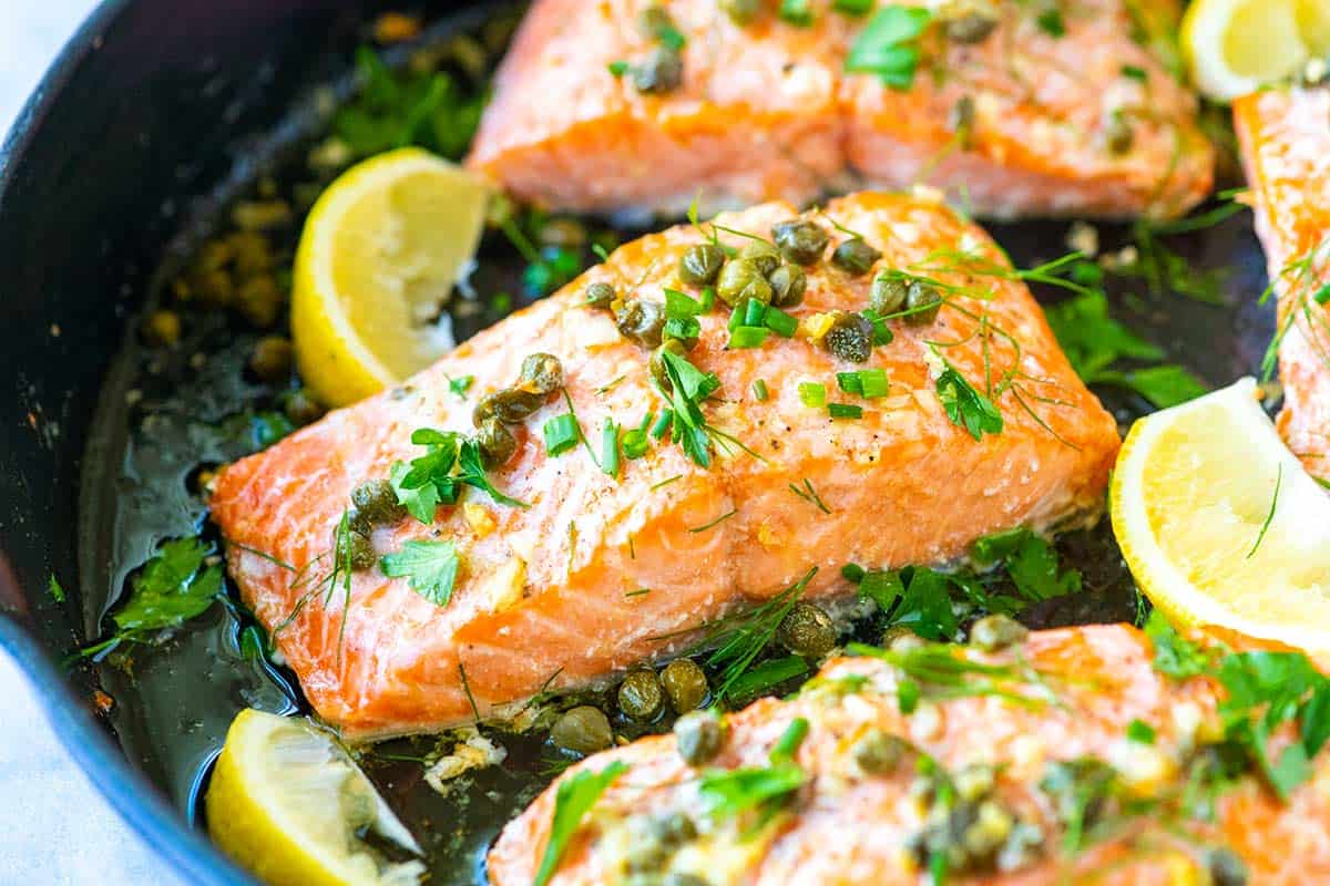 Salmon with Capers