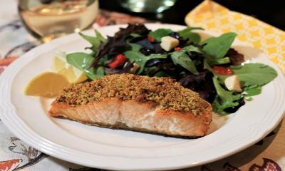 Pistachio Crusted Salmon