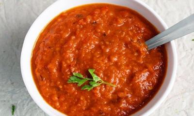 Red Bell Pepper Chutney Recipe