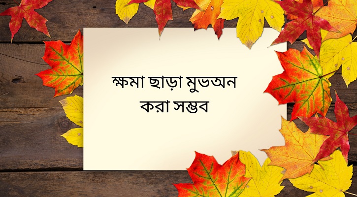 ক্ষমা ছাড়া মুভঅন করা সম্ভব