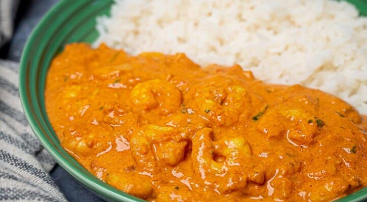 Prawn tikka masala