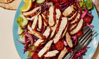 Chicken shawarma salad