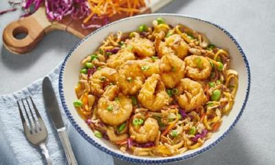 Shrimp Kung Pao Noodles