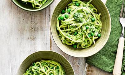 Broccoli pesto & pancetta pasta