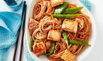 Speedy Salmon Stir-Fry