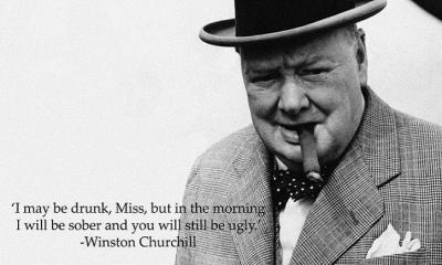 Funny Quotes by Winston Churchill