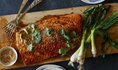 Asian BBQ Grilled Salmon