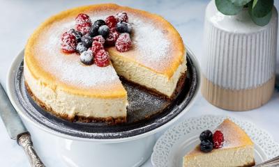 Dessert Recipes - Baked ricotta cake