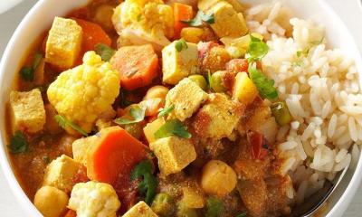 Cauliflower & Tofu Curry