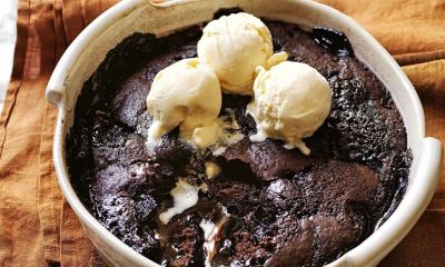 Dessert Recipes - Matt Preston‍‍`s self-saucing chocolate pudding