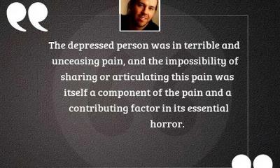 Depression Quotes by David Foster Wallace (Part 2)
