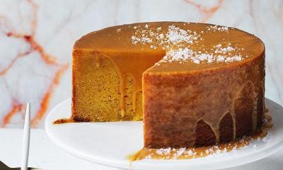 Dessert Recipes - Melt-and-mix white chocolate and ginger mud cake
