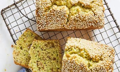 Mini Sesame Zucchini Loaves