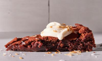 Flourless Chocolate Coconut Cake