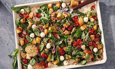 Sheet-Pan Panzanella