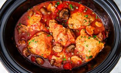 Slow-Cooker Chicken Cacciatore