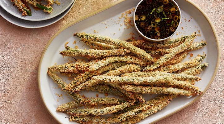 Air Fryer Tempura-Inspired Green Beans