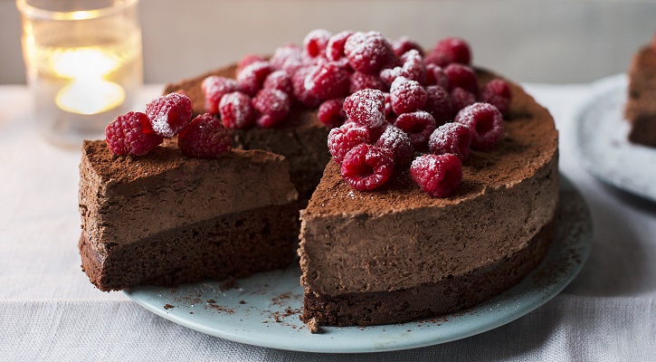 Chocolate truffle & honeycomb torte