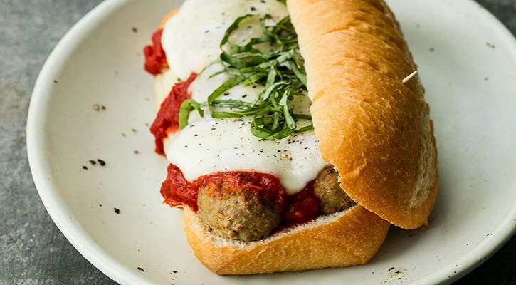 Chicken Parm Meatball Subs