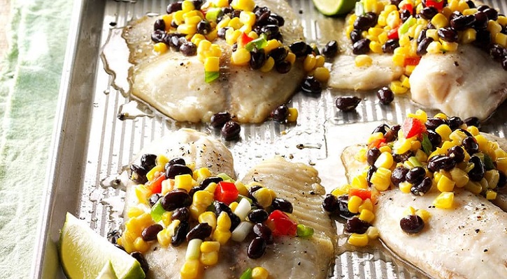 Tilapia with Corn Salsa