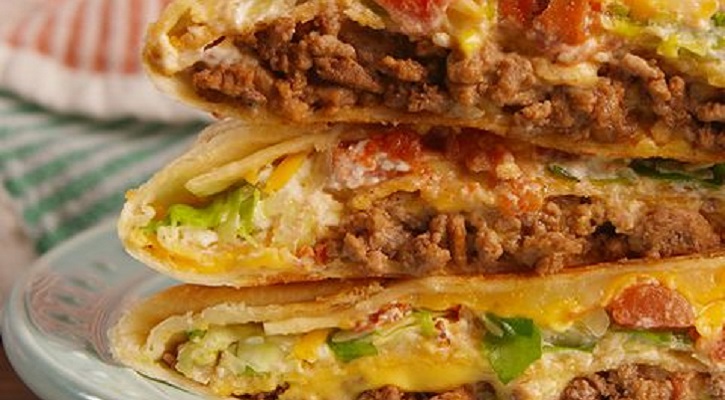 Homemade Crunchwrap Supreme