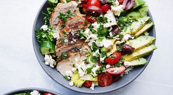 Mediterranean Grilled Chicken Salad