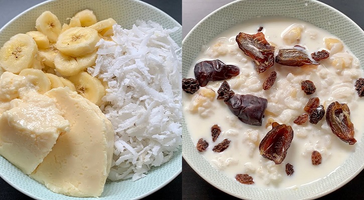 Yogurt With Banana And Flattened Rice Yogurt With Banana And Flattened Rice